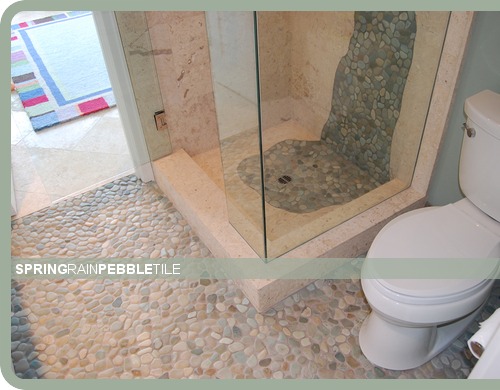 Spring Rain Pebble Tiles