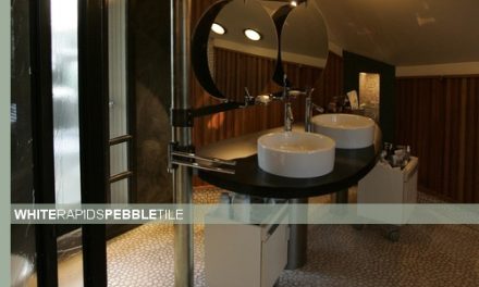 3 Stunning Bathroom Design Ideas Using White Pebble Mosaic