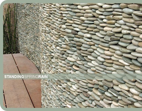 Standing Spring Rain Pebble