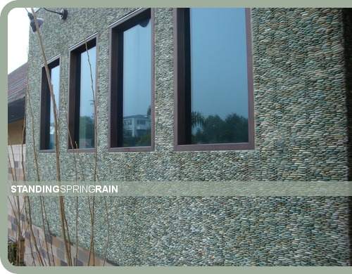 Standing Spring Rain Pebbles